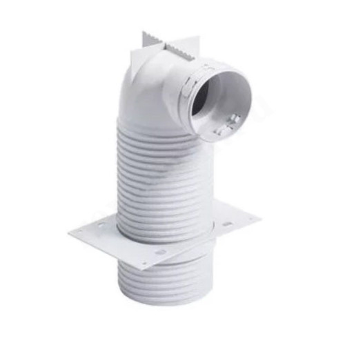 Переходник 90° 75-92-125, Vaillant VAZ B92, раструб-труба, полипропилен