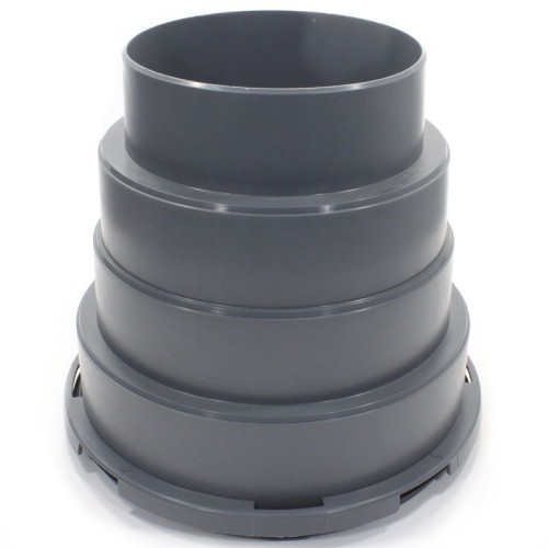 Переходник 125-180, Blizzard Lufttechnik, обжим-обжим, полипропилен