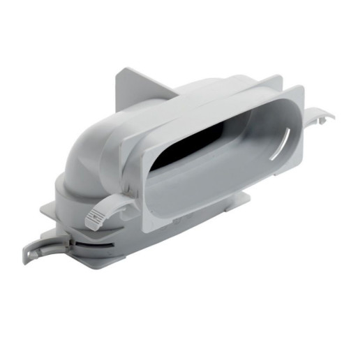 Отвод 90° 52-132, Vaillant VAZ F52, раструб-раструб, полипропилен, вертикальный