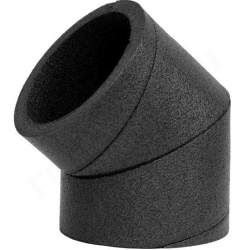 Отвод 45° 180-180, Wolf, обжим-обжим, полиэтилен