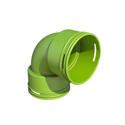 Отвод 90° 75-75, Wolf Air Excellent, раструб-раструб, полипропилен