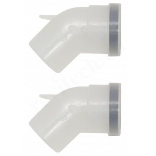 Отвод 45 80, Vaillant, раструб-труба, полипропилен, (для конденс.котла)