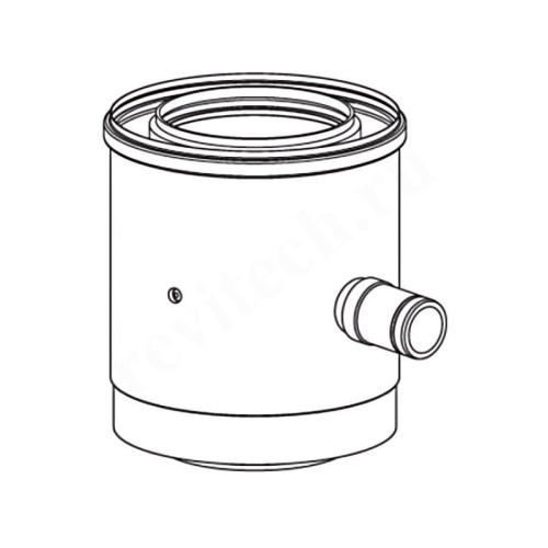 Конденсатосборник 100/150, ELCO, раструб-труба, полипропилен, (для конденс.котла)