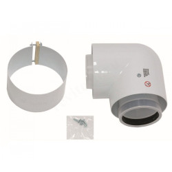 Отвод 90° 80/125, Protherm, раструб-труба, алюминий