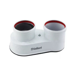 Адаптер 60/100-80, Vaillant, раструб-труба, алюминий