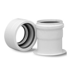 Переходник 90, Baxi, раструб-труба, алюминий