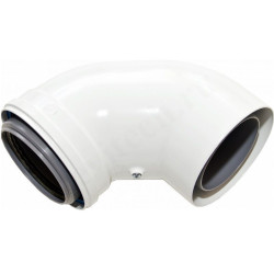 Отвод 110/150, ELCO, раструб-труба, алюминий, (для конденс.котла)
