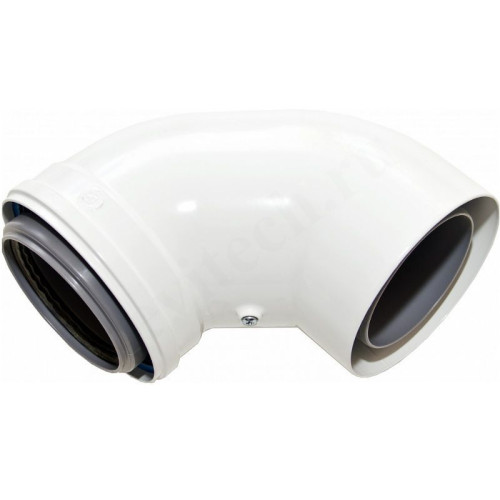 Отвод 110/150, ELCO, раструб-труба, алюминий, (для конденс.котла)