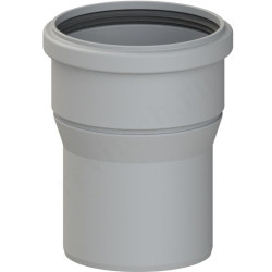 Переходник 110, ELCO, раструб-труба, полипропилен, (для конденс.котла)