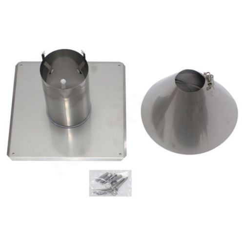 Наконечник 80, Vaillant, труба, сталь нержавеющая, (для конденс.котла)