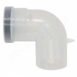 Отвод 90° 80, Vaillant, раструб-труба, полипропилен