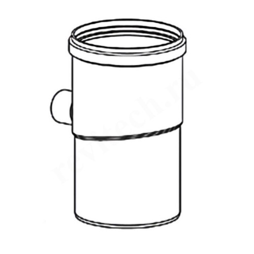 Конденсатосборник 100, ELCO, раструб-труба, полипропилен, (для конденс.котла)