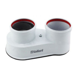 Адаптер 60/100-80, Vaillant, раструб-труба, алюминий