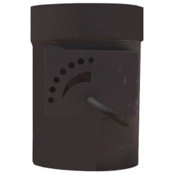 Шибер 180-180, Zota, раструб-труба, сталь нержавеющая