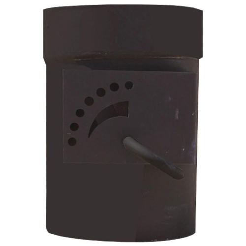 Шибер 180-180, Zota, раструб-труба, сталь нержавеющая