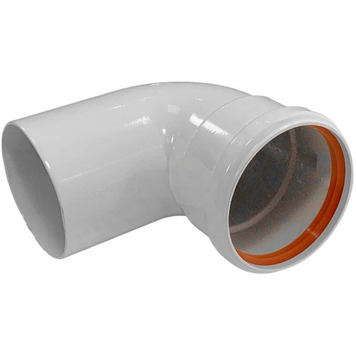 Отвод 90° 80, WAAG, раструб-труба, алюминий