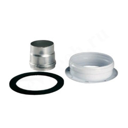 Переходник 60/100, Ferroli, раструб-фланец, алюминий, (для конденс.котла)