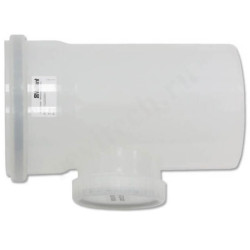 Тройник 160, Vaillant, раструб-труба, полипропилен, (для конденс.котла), с ревизионным отверстием