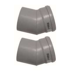 Отвод 30 130, Vaillant, раструб-труба, полипропилен, (для конденс.котла)