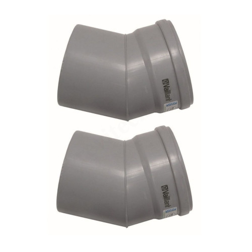 Отвод 30 130, Vaillant, раструб-труба, полипропилен, (для конденс.котла)