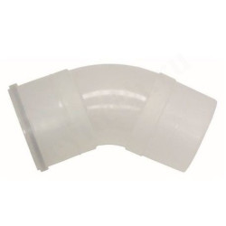 Отвод 45 200, Vaillant, раструб-раструб, полипропилен, (для конденс.котла)