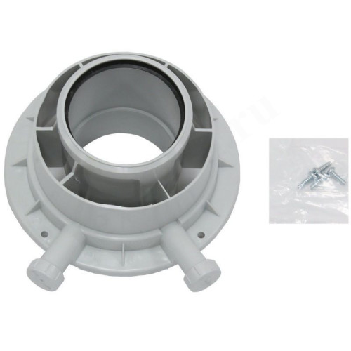 Переходник 80/125, Vaillant, раструб-труба, полипропилен, (для конденс.котла)