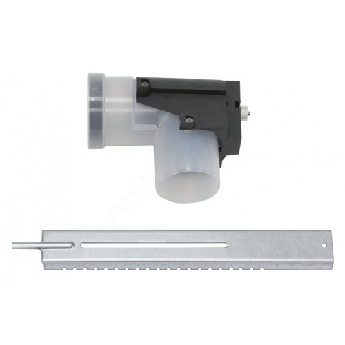 Отвод 90 110, Vaillant, раструб-труба, полипропилен, (для конденс.котла), с опорной консолью