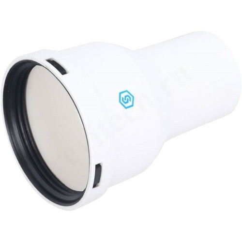 Переходник 60-80, Stout, раструб-труба, полипропилен, (для конденс.котла)