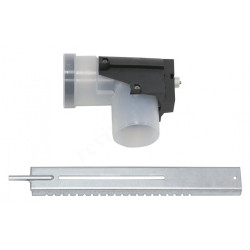 Отвод 90 80, Vaillant, раструб-труба, полипропилен, (для конденс.котла), с опорной консолью