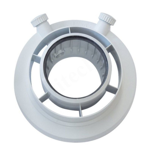 Переходник 80/125, Vaillant, раструб-труба, полипропилен, (для конденс.котла)