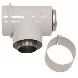 Тройник 90° 80/125, Protherm, раструб-труба, алюминий