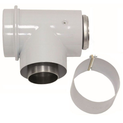 Тройник 90° 80/125, Protherm, раструб-труба, алюминий