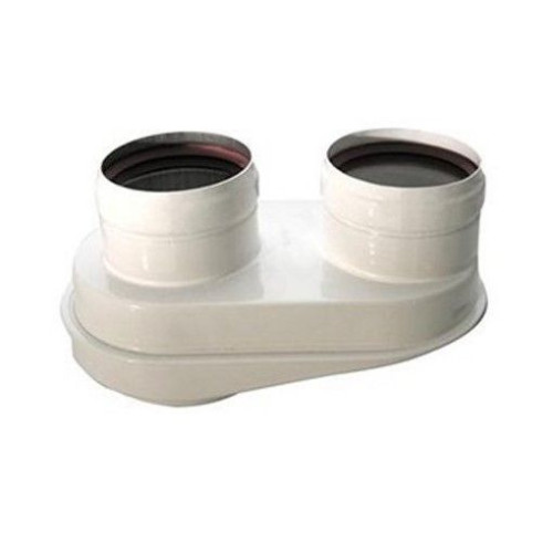 Адаптер 110/160-80, Vaillant, раструб-труба, полипропилен, (для конденс.котла)