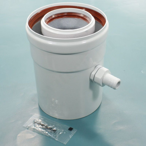 Конденсатосборник 60/100, Krats, раструб-труба, алюминий