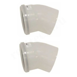 Отвод 30 80, Vaillant, раструб-труба, полипропилен, (для конденс.котла)