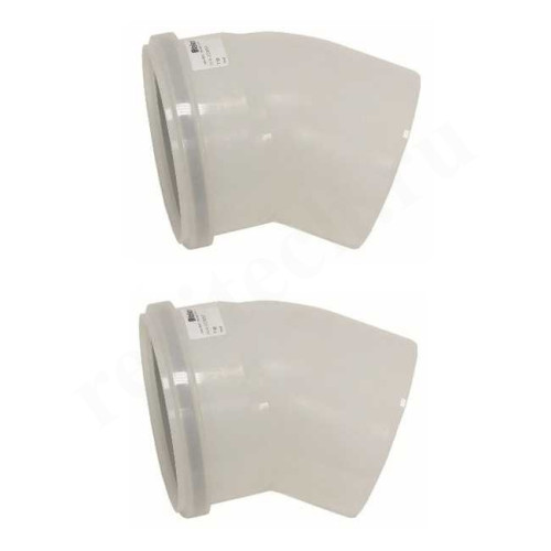 Отвод 30 80, Vaillant, раструб-труба, полипропилен, (для конденс.котла)