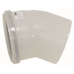 Отвод 90 250, Vaillant, раструб-труба, полипропилен, (для конденс.котла)