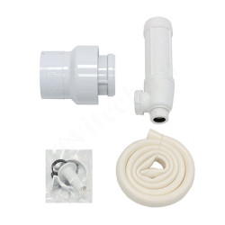 Переходник 60/100-80/125, Vaillant, раструб-труба, алюминий, с конденсатоотводчиком RNC