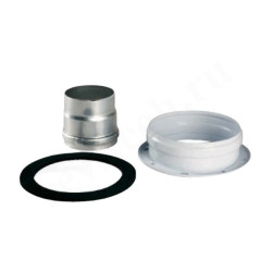 Переходник 80/125, Ferroli, раструб-труба, алюминий