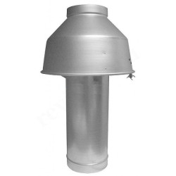 Зонт 182, Ariston G55-65 RI, труба, алюминий