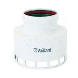 Переходник 60-80, Vaillant, раструб-труба, сталь нержавеющая