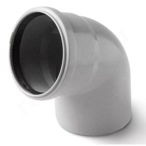 Отвод 90 110, De Dietrich, раструб-труба, полипропилен, (для конденс.котла)