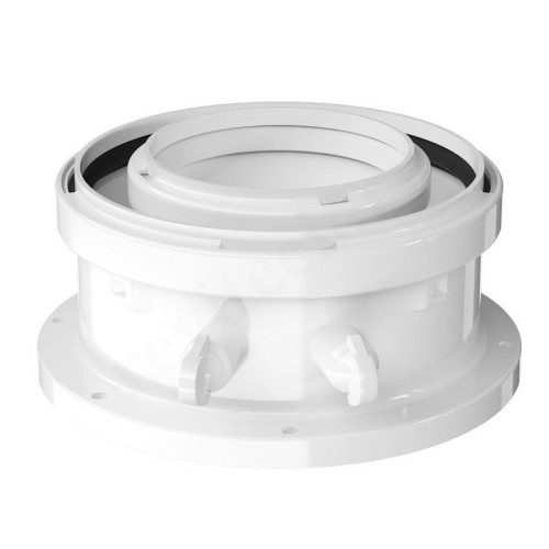 Переходник 80/125, Buderus, раструб-труба, полипропилен, (для конденс.котла)