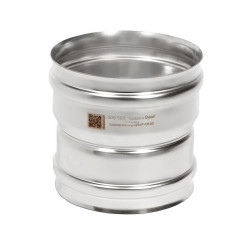 Муфта 220-250, Теплов и Сухов, раструб-раструб, сталь нержавеющая