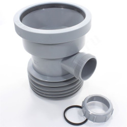 Переходник 110-110, McAlpine, раструб-труба, серый