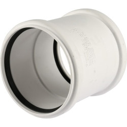 Муфта 110-110, Rehau RAUPIANO, раструб-раструб, белый