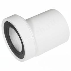 Отвод для унитаза 90-110, McAlpine, обжим-труба, белый