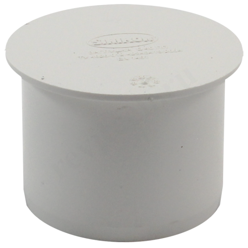 Заглушка 40, Sinikon COMFORT, труба, белый