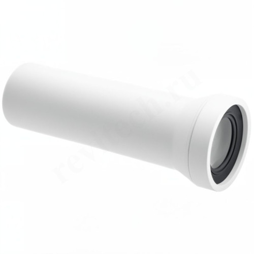 Отвод для унитаза 97-110, McAlpine, обжим-труба, белый