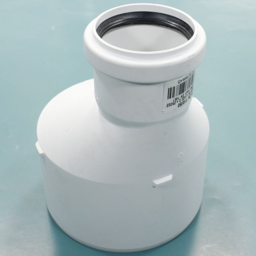 Переходник 110-50, Rehau RAUPIANO Plus, раструб-труба, белый